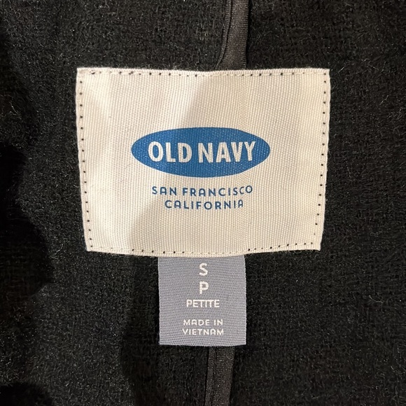 - Old navy black wool blend relaxed blazer / jacket size S - Picture 6 of 8